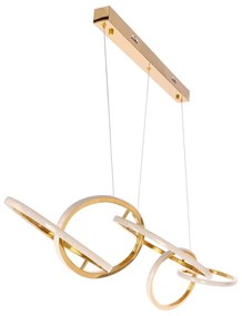 Lampa wisząca LED w kolorze złota Anneli – Candellux Lighting