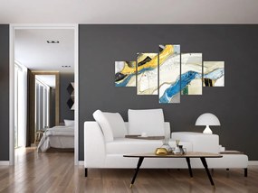 Obraz - Kolorowy marmur (125x70 cm)