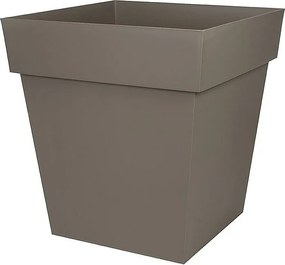 Kwadratowy doniczka Toscane 50 cm - Topowy - Odporny na mróz i promieniowanie UV - Wyprodukowany we Francji