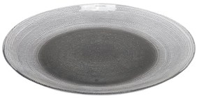 Szklany talerz płaski LAKRIS, Ø 28 cm