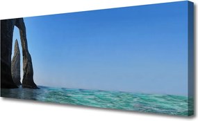 Fotoobraz na płótnie Skaliste Wybrzeże Oceanu