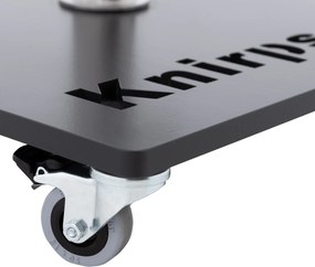 KNIRPS 50 kg - mobilny stalowy stojak do parasola na kółkach