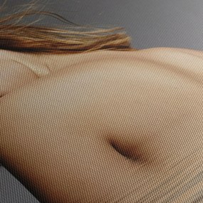 Obraz kąpiącej się kobiety (70x50 cm)