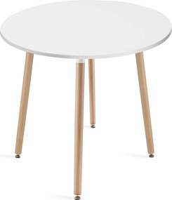 Okrągły stół skandynawski Kami 80 cm