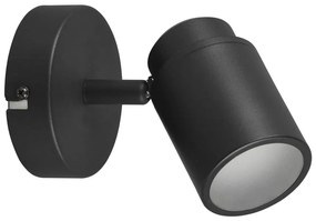 Metalowa lampa punktowa w kolorze matowej czerni 10x9 cm Angelo – Trio