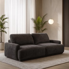 Sofa z Funkcją Spania SELORIA Ciemnoszara Nowoczesna