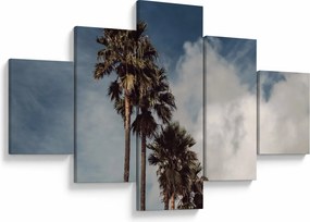 Obraz - Palmowy dramat (125x70 cm)