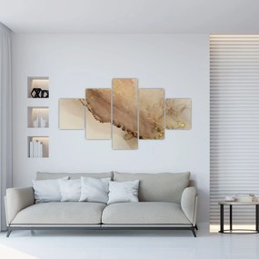 Obraz - Złoty brokat (125x70 cm)