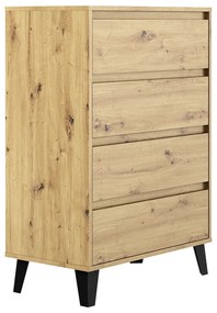 Komoda BOGAN 4S70, dąb Artisan