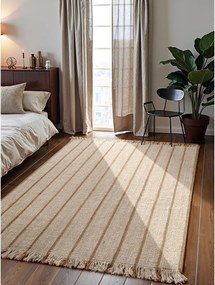 Kremowy dywan z juty tkany ręcznie 160x230 cm Harvest Sierra – Elle Decoration