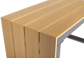 Nowoczesny narożnik ogrodowy z funkcją spania Kameleon szary