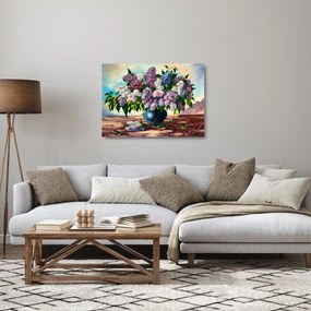 Obraz na szkle - Bukiet bzu (70x50 cm)