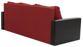 Kanapa sofa 3 os z funkcją spania EKO Jasny beżowy/Czarny