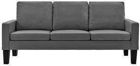 Szara nowoczesna sofa - Clorins 3X