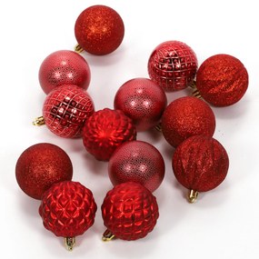 Bombki świąteczne 6 cm, 35 szt.