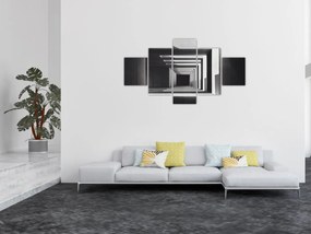 Obraz - Kwadratowy tunel (125x70 cm)