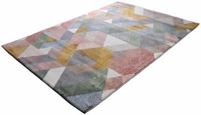 Dywan nowoczesny Pleasure Trójkąty wielokolorowy 200 cm x 290 cm