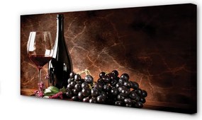 Duży obraz na płótnie Rubinowe Wino W Kieliszku