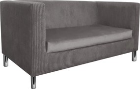 Sofa Monaco : Kolor nogi - Chrom, Kolor tkaniny - Kronos22/Poso22, Typ tkaniny - Kronos/Poso, Wysokość nogi - 15 cm