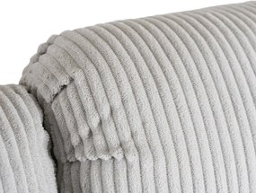 Fotel Rozkładany z Podnóżkiem ARTURO Szary Nowoczesny