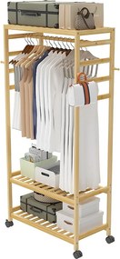 Wieszak na kółkach szafa otwarta 78x37x120cm