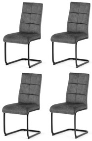Zestaw krzeseł do jadalni Vintage DCL-D1275 GREY4,4 szt.