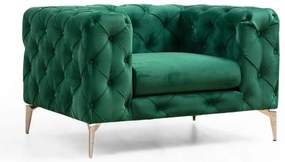 Zielony fotel Como – Artie