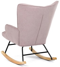 Fotel bujany PINK2, różowy