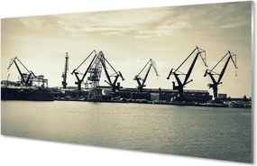 Panel szklany do Kuchni Gdańskie Żurawie Stoczniowe