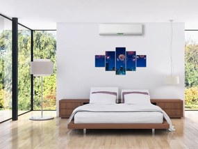 Obraz - Fajerwerki w Miami (125x70 cm)