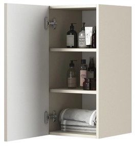 Słupek wiszący Nicole 70 cm z ryflowanym frontem - kaszmir