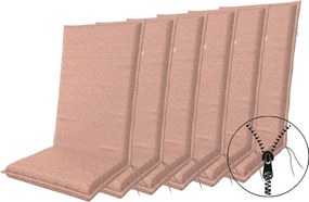 Doppler ART 4041 wysoki - set 6 szt. set 6 szt. poduszek na krzesło z wysokim oparciem