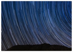 Obraz nocnych gwiazd i nieba (70x50 cm)