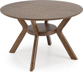 Okrągły stół w orzechowym kolorze Rupert Halmar