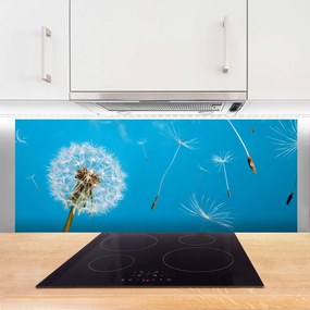 Szkło do Kuchni na Ścianę Ulotność Polnych Dmuchawców