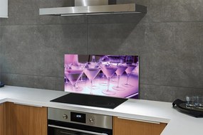 Szklany Panel Wykwintne Koktajle w Szkle