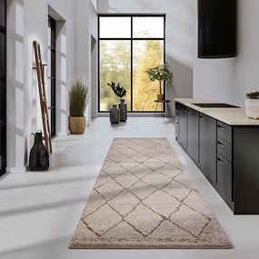 Beżowy chodnik 80x240 cm Perrotin Beige – Elle Decoration