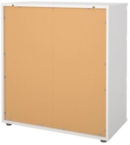 Biała niska komoda 77x84 cm Nova – Tvilum