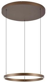 Designerska lampa wisząca ciemny brąz z 3-stopniowym ściemnianiem - Titmus Nowoczesny Oswietlenie wewnetrzne