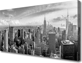 Obraz canvas na ścianę Rytm Miejskich Kamienic