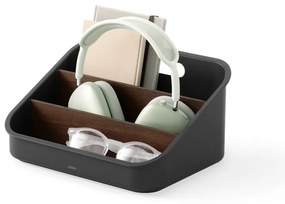 Czarny organizer łazienkowy na kosmetyki z plastiku z recyklingu Bellwood – Umbra