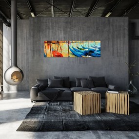 Obraz - Port w Wenecji (170x50 cm)