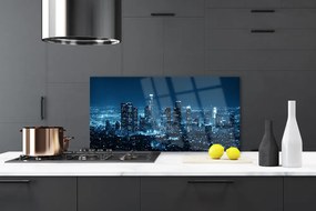 Szkło do Kuchni na Ścianę Rytm Miejskich Ulic