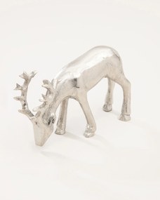 Figurka jelenia Silver Deer III 18x5x11 cm