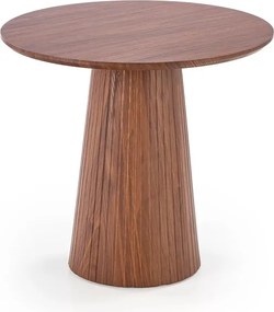 Stolik kawowy okrągły Stellis 60 cm - orzech