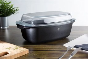 Brytfanna z powłoką granitową i szklaną pokrywą 5,2L L5-L70