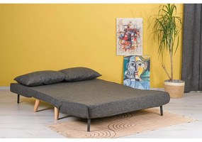 Ciemnoszara rozkładana sofa 120 cm Folde – Artie