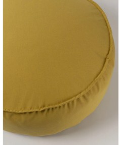Musztardowy puf Nedra – Kave Home