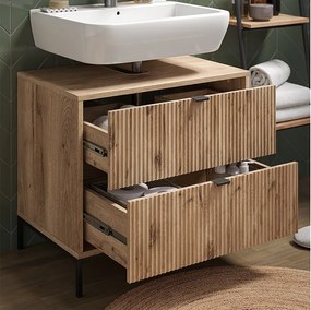 Szafka na wannę viking oak 70x45.1x63 eliza