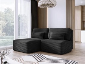 Narożnik TILIA wolnostojący układ L strona Lewa z funkcją spania w tkaninie Tilia 100